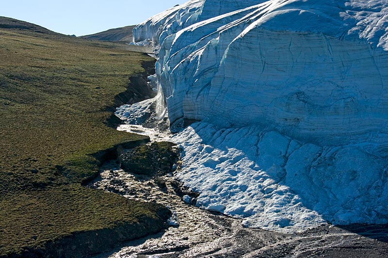Crusoe Glacier Ostseite Crusoe Glacier Ostseite