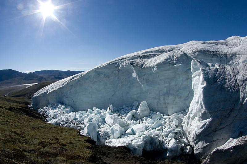 Crusoe Glacier Ostseite Crusoe Glacier Ostseite