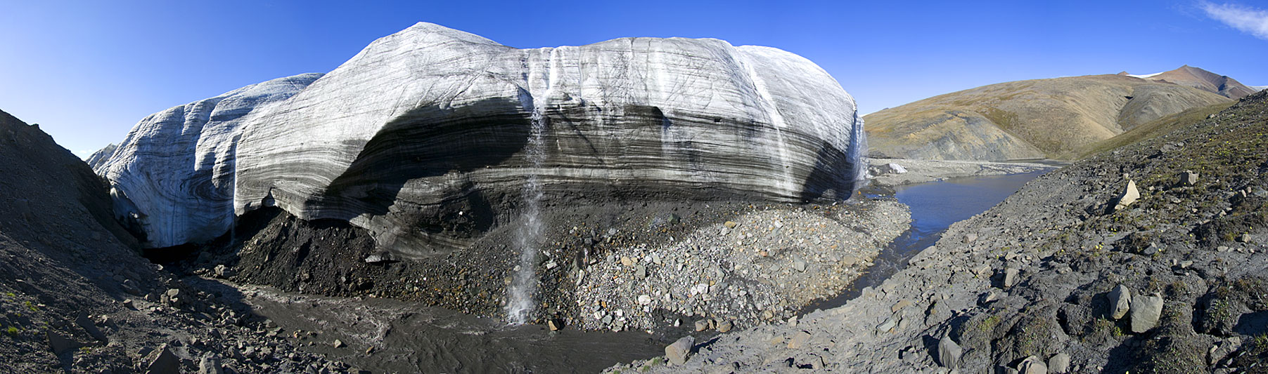 Crusoe Glacier Panoramabilder