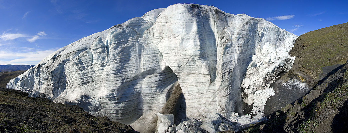Crusoe Glacier Panoramabilder Crusoe Glacier Panoramabilder