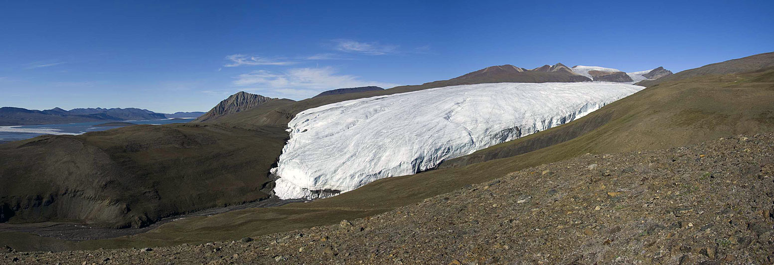 Crusoe Glacier panorama photos