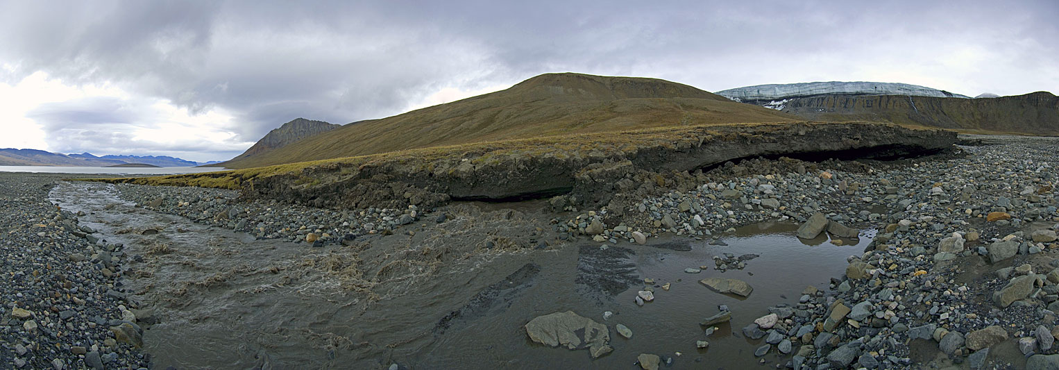 Crusoe Glacier panorama photos