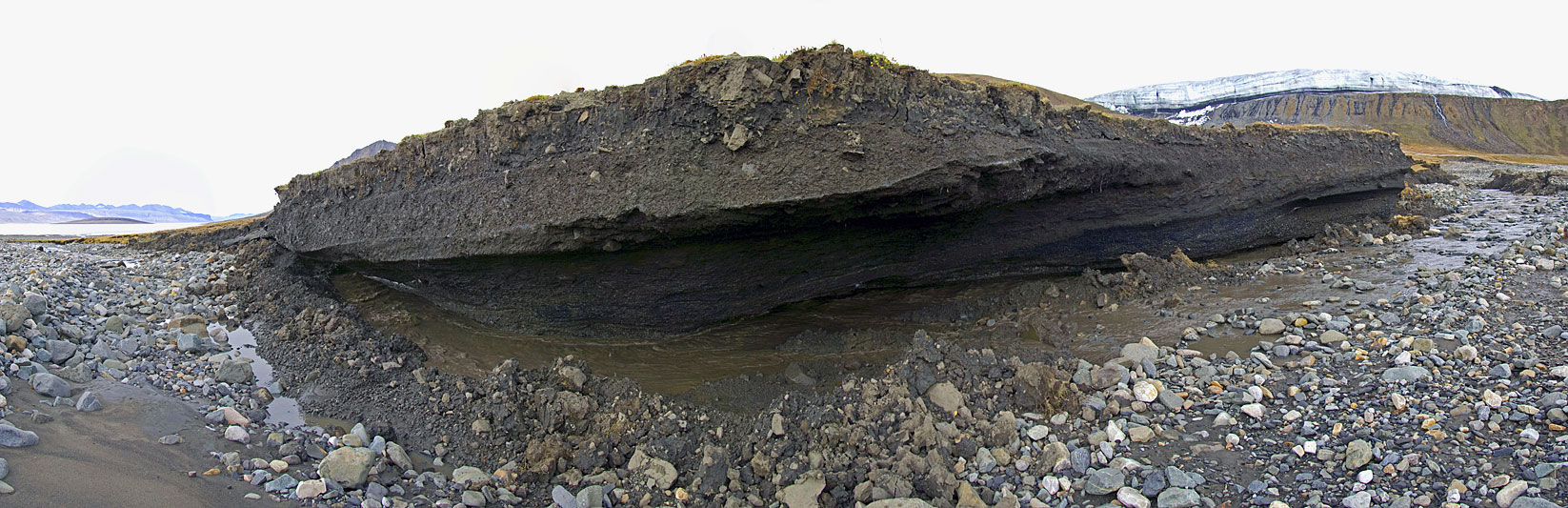 Crusoe Glacier panorama photos