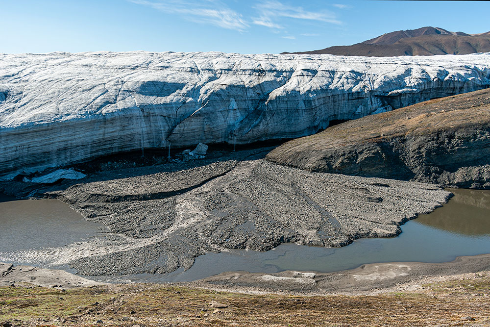 Crusoe Glacier Wiederholungsaufnahmen 1977-2008-2022 Crusoe Glacier Wiederholungsaufnahmen 1977-2008-2022