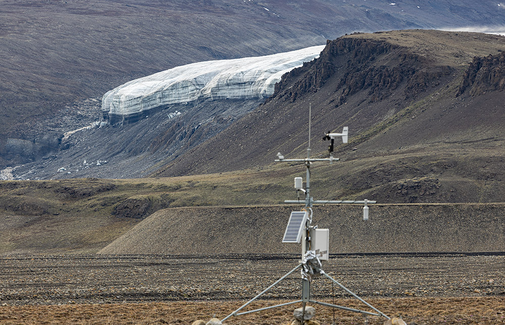 Crusoe Glacier Wiederholungsaufnahmen 1977-2008-2022