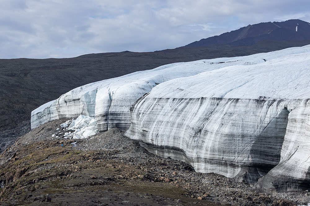 Crusoe Glacier Wiederholungsaufnahmen 1977-2008-2022