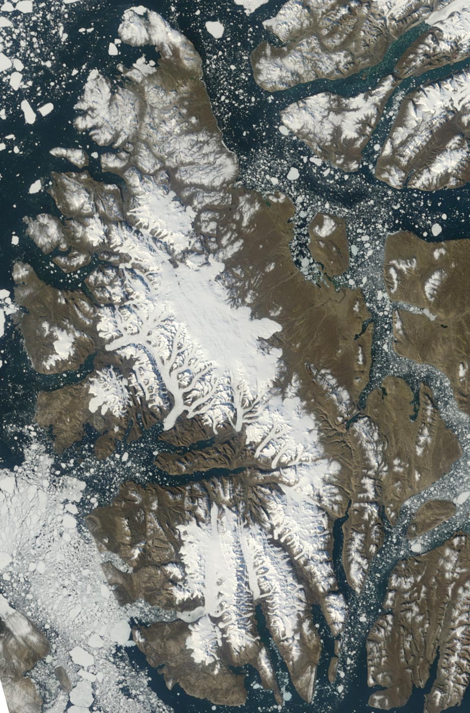 Topographische Karten des Expeditionsgebiets