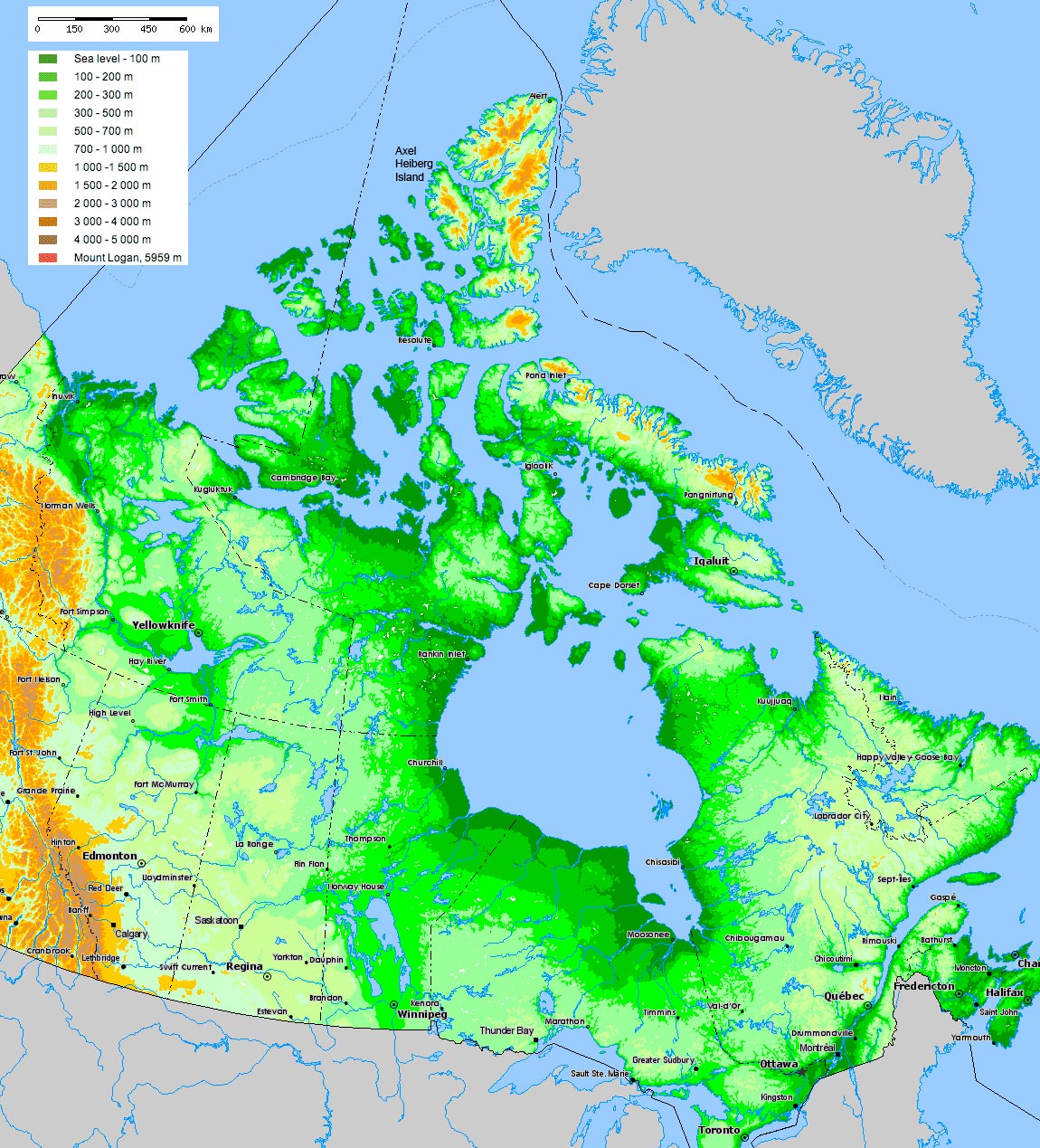 Topographic maps of the expedition area