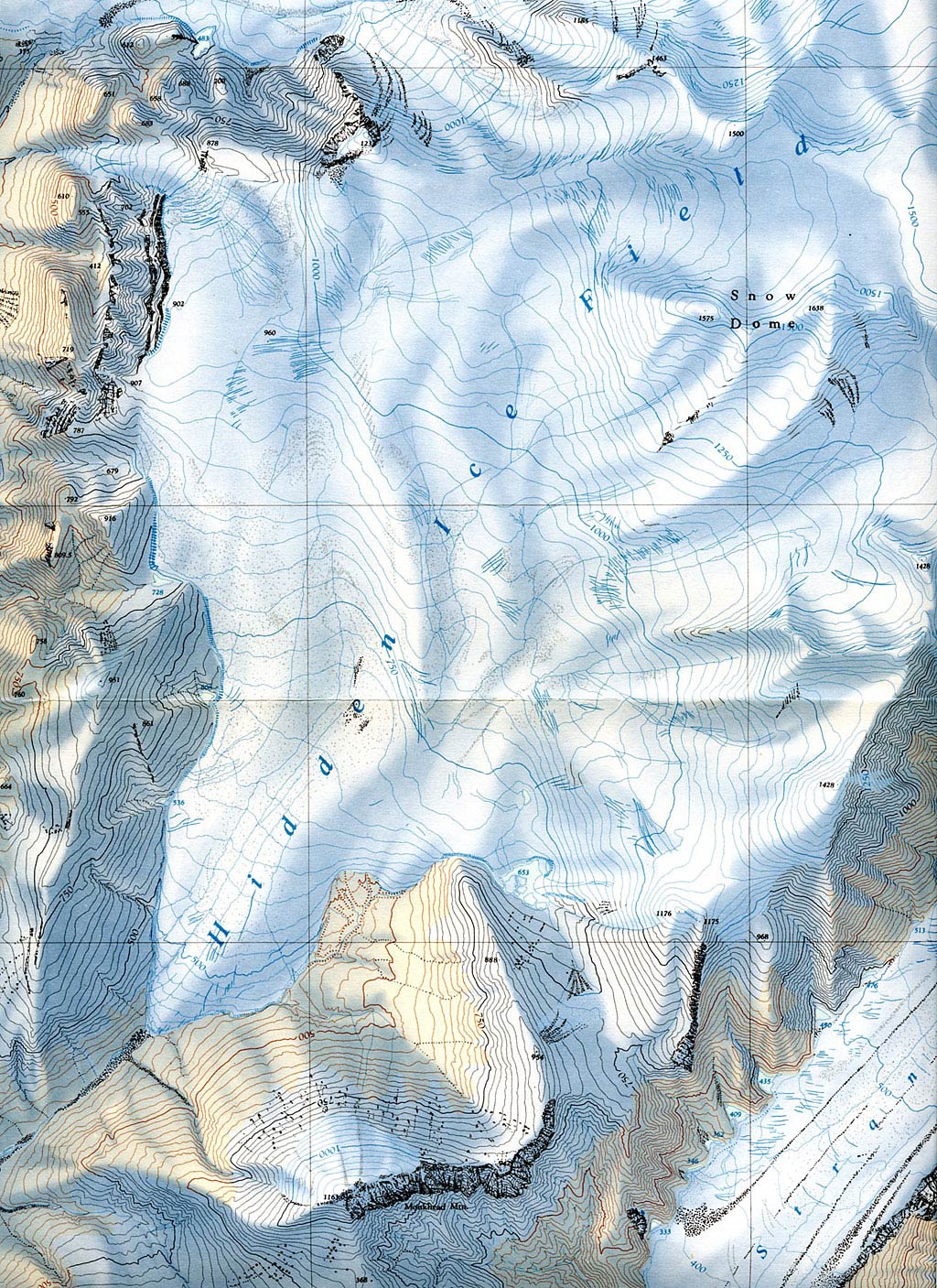 Topographic maps of the expedition area Topographic maps of the expedition area