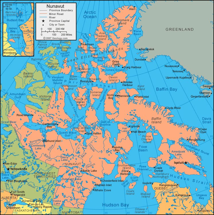 Topographische Karten des Expeditionsgebiets