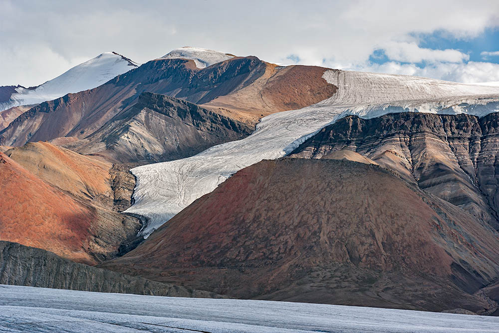White und Thompson Glacier Wiederholungsaufnahmen 1977-2008-2022