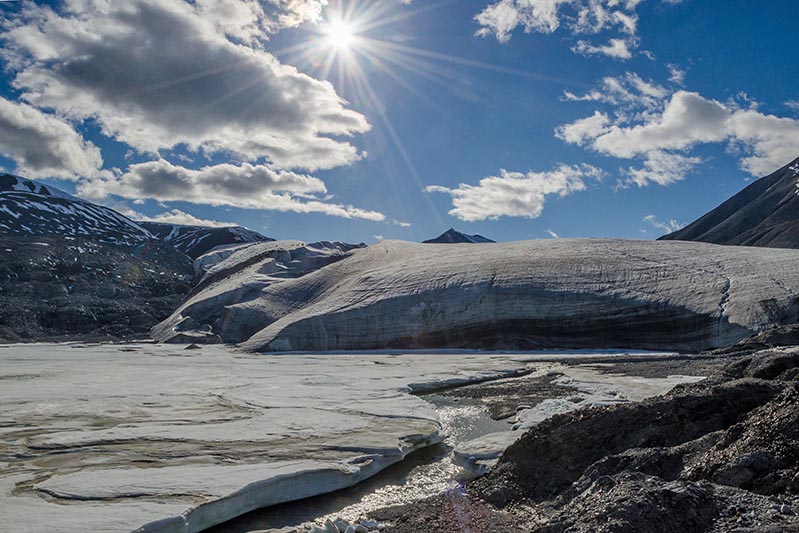 Fountain Glacier Aufeis