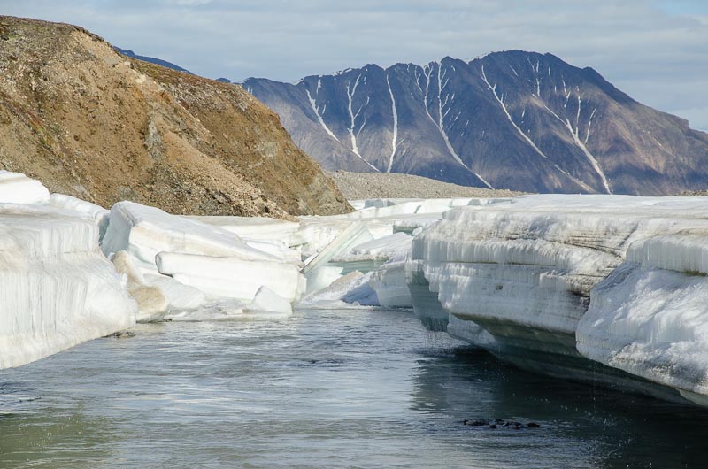 Fountain Glacier Aufeis