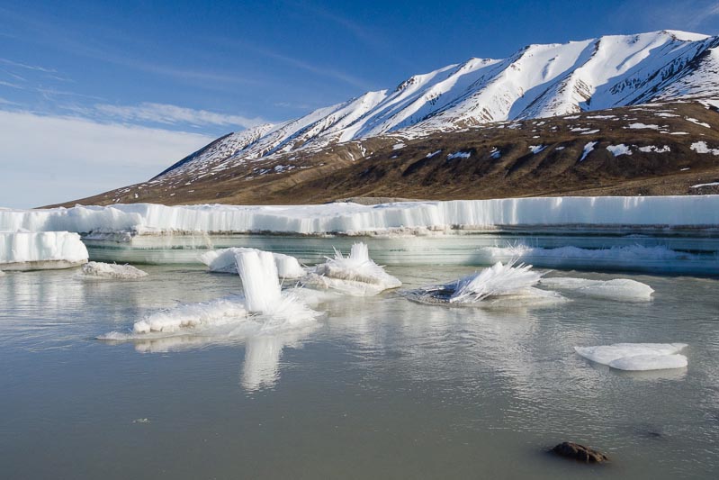 Fountain Glacier Aufeis