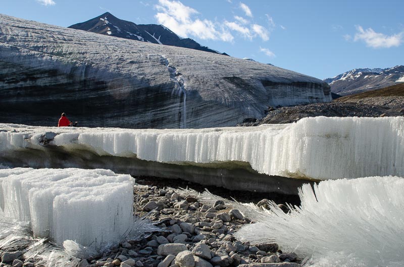 Fountain Glacier Aufeis