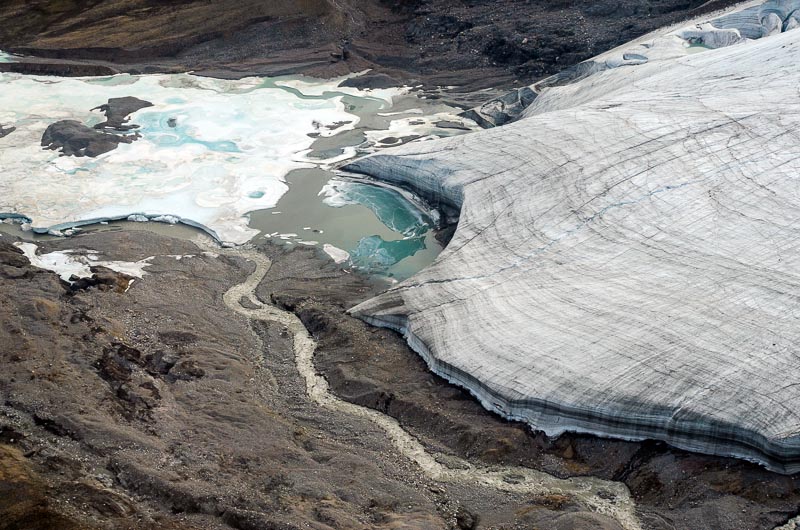 Fountain Glacier ice-marginal areas