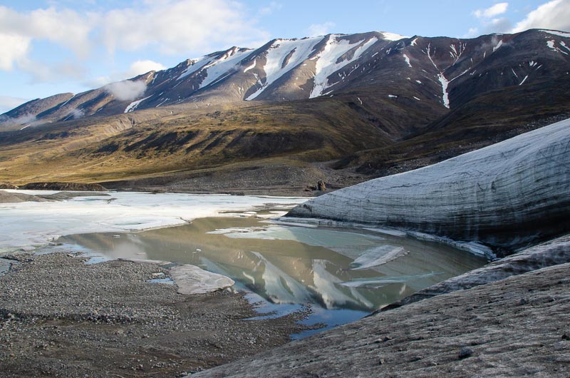 Fountain Glacier proglacial areas