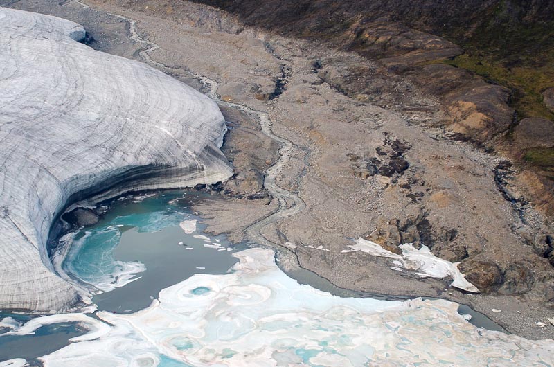 Fountain Glacier proglacial areas