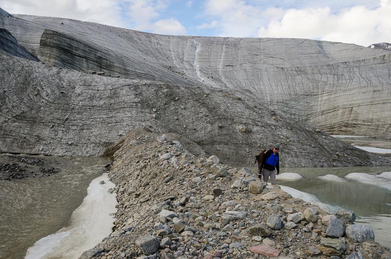 Fountain Glacier proglacial areas