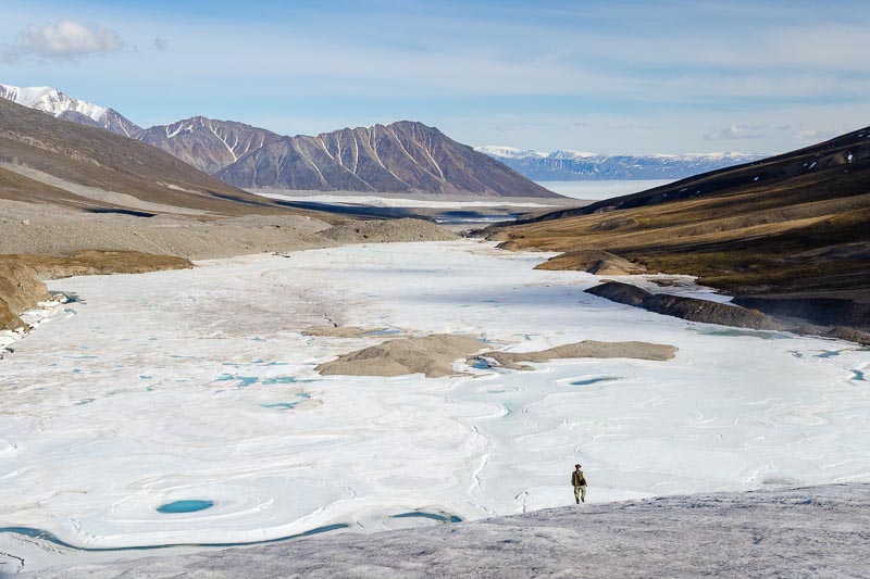 Fountain Glacier scenery Fountain Glacier scenery
