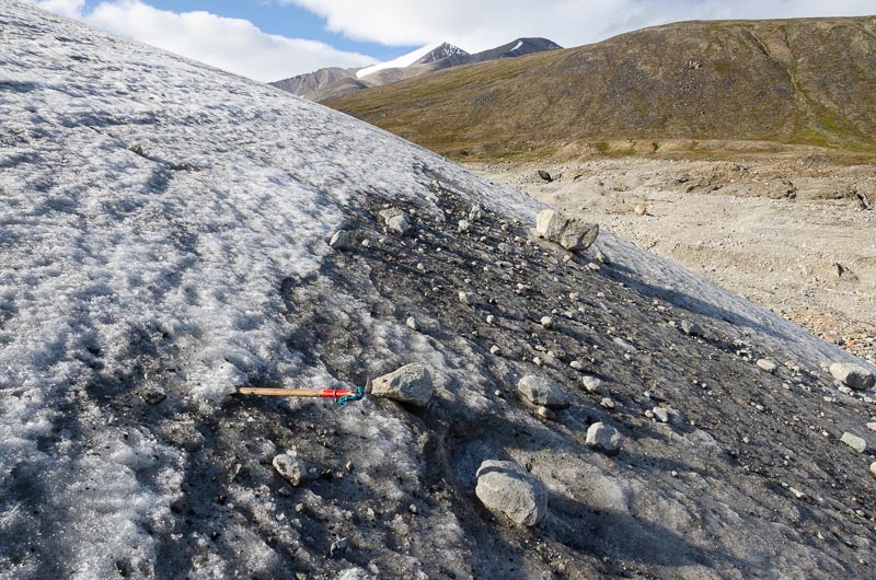 Fountain Glacier sediment