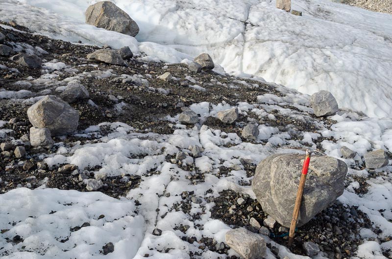 Fountain Glacier sediment