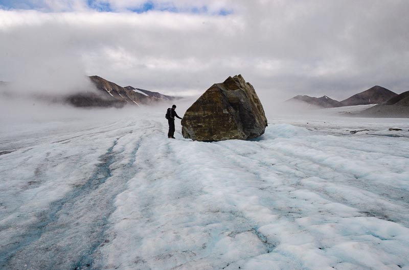 Fountain Glacier sediment