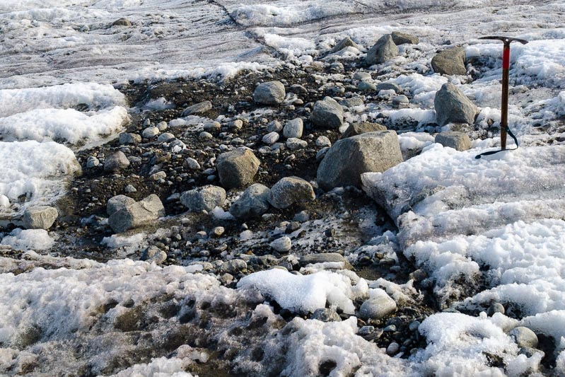 Fountain Glacier sediment