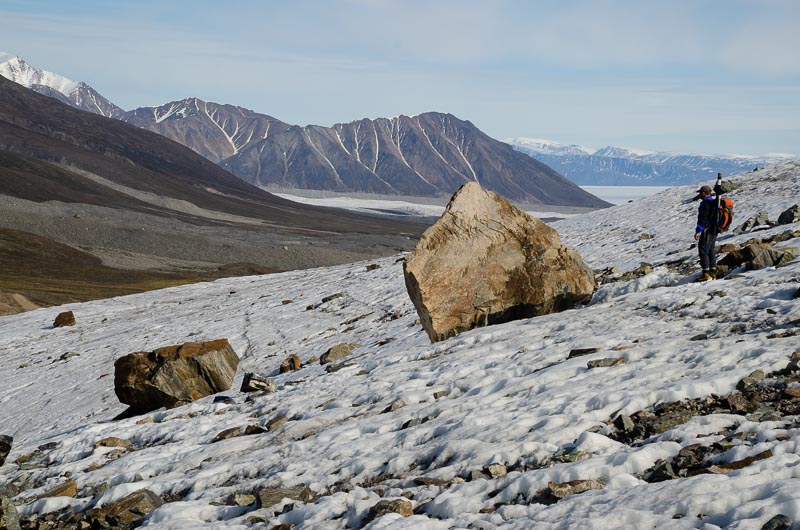 Fountain Glacier sediment