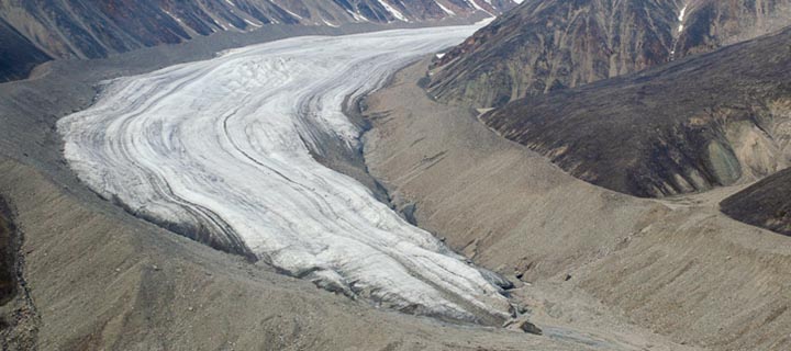 Stagnation Glacier scenery