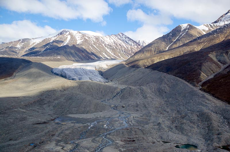 Stagnation Glacier proglacial area Stagnation Glacier proglacial area