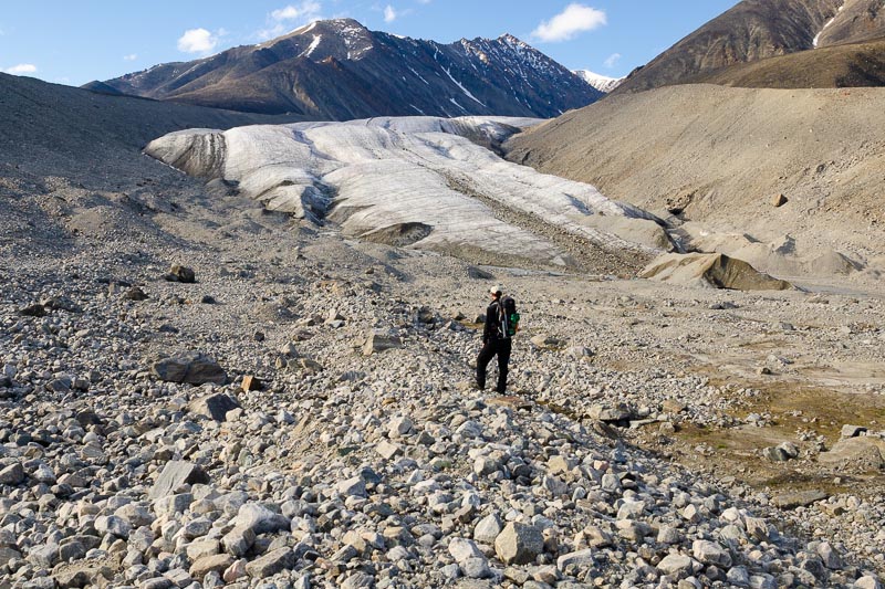 Stagnation Glacier proglacial area Stagnation Glacier proglacial area