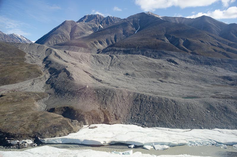Stagnation Glacier proglacial area