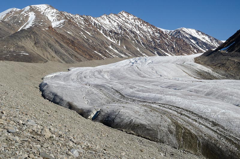 Stagnation Glacier proglacial area Stagnation Glacier proglacial area