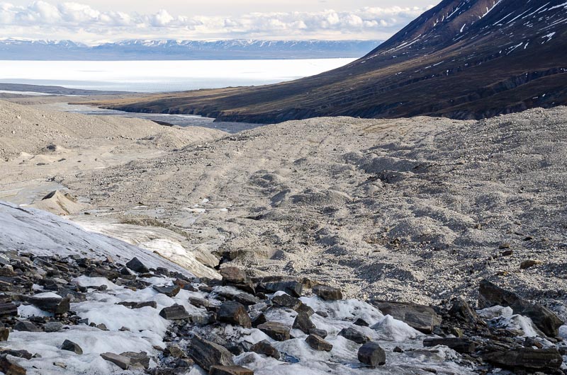 Stagnation Glacier proglacial area