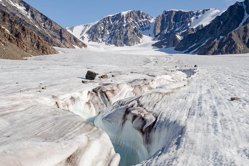 Stagnation Glacier scenery