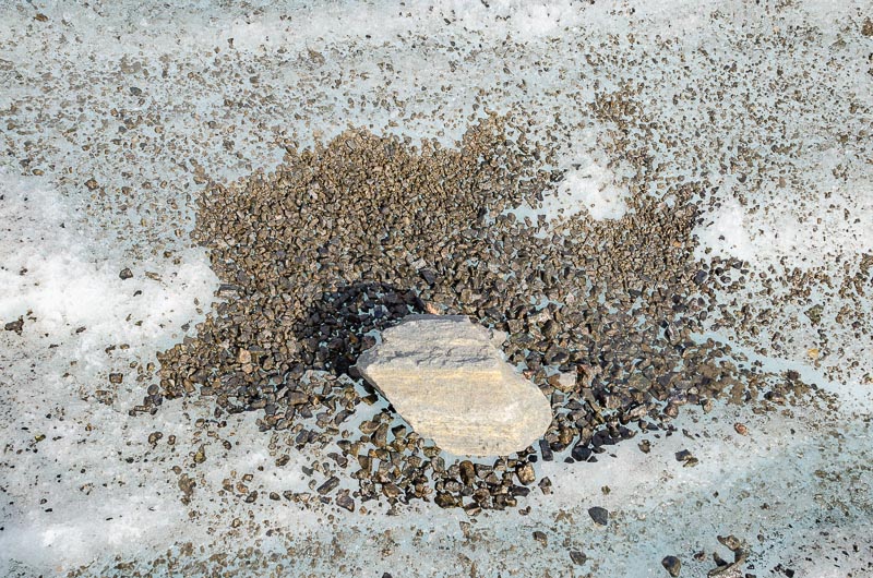Stagnation Glacier sediment Stagnation Glacier sediment