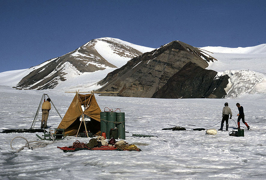 The glacier family The glacier family