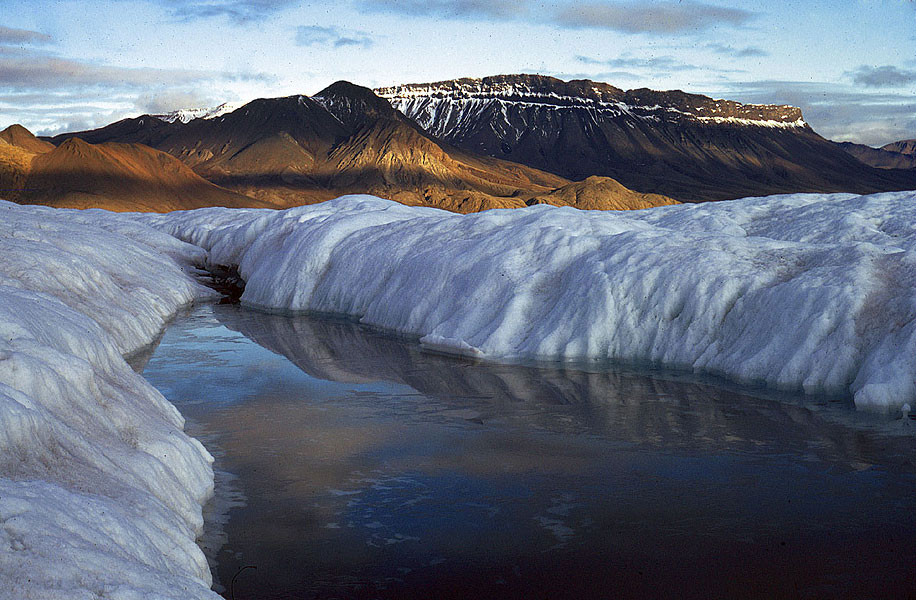 Ice and water Ice and water