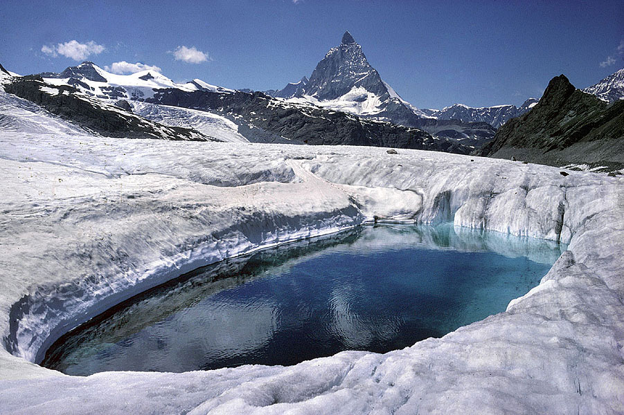 Ice and water Ice and water