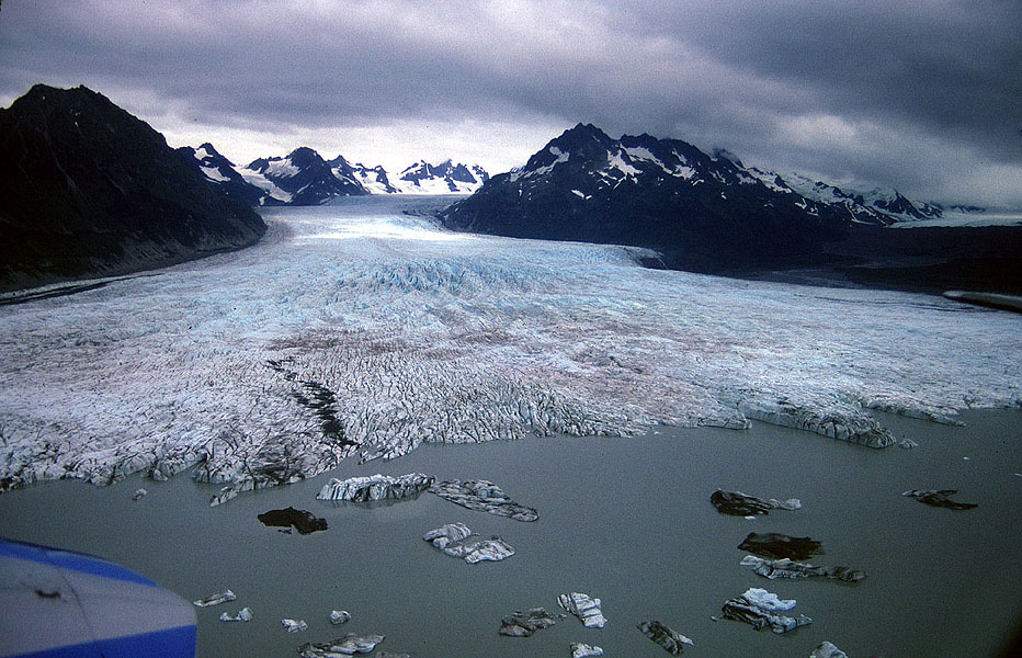 Ice and water