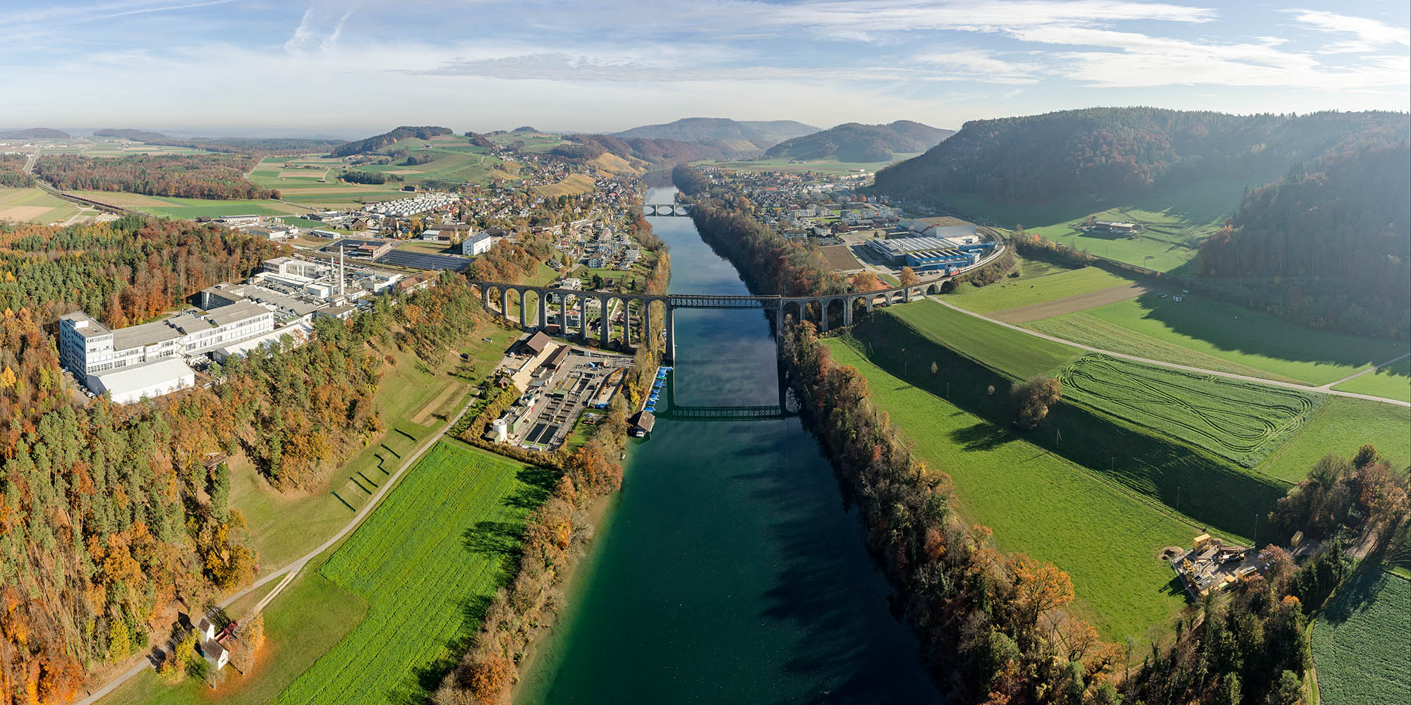 Schmelzwasserrinnen und Schotterterrassen