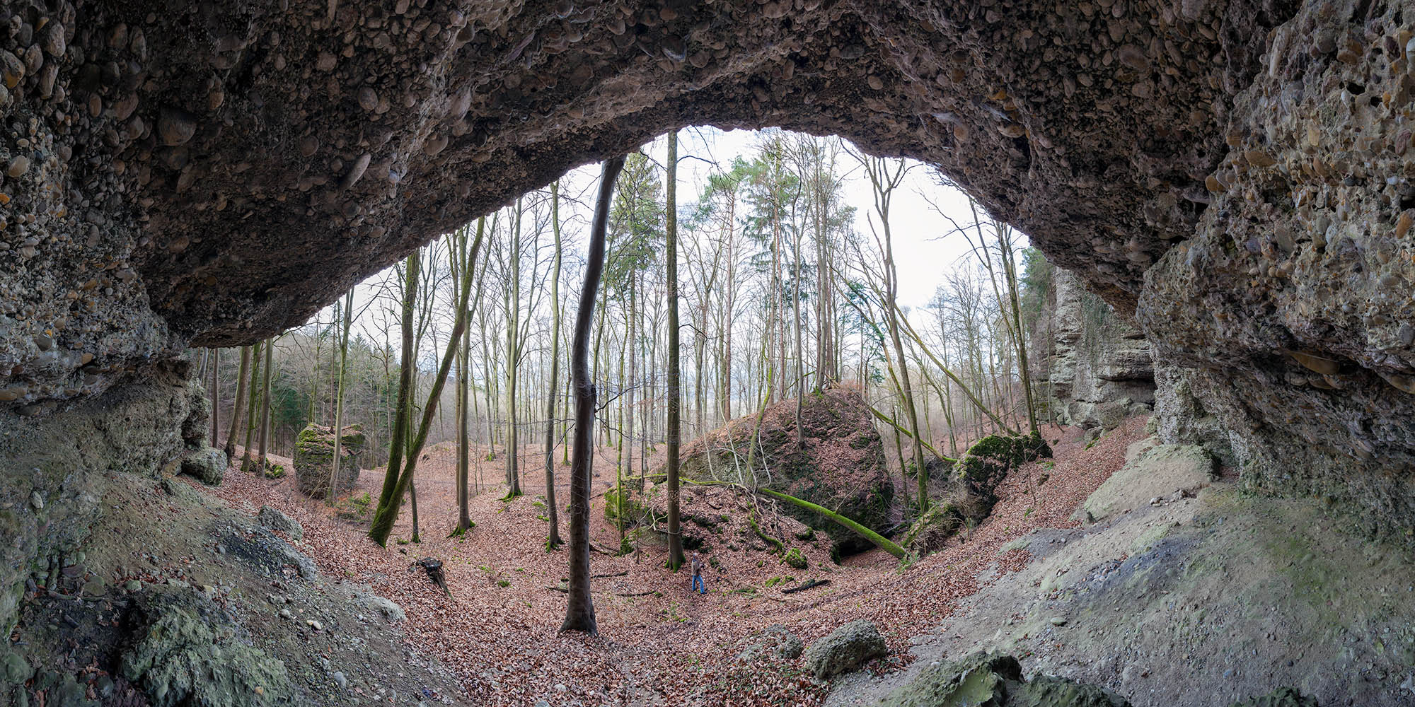 Schmelzwasserrinnen und Schotterterrassen