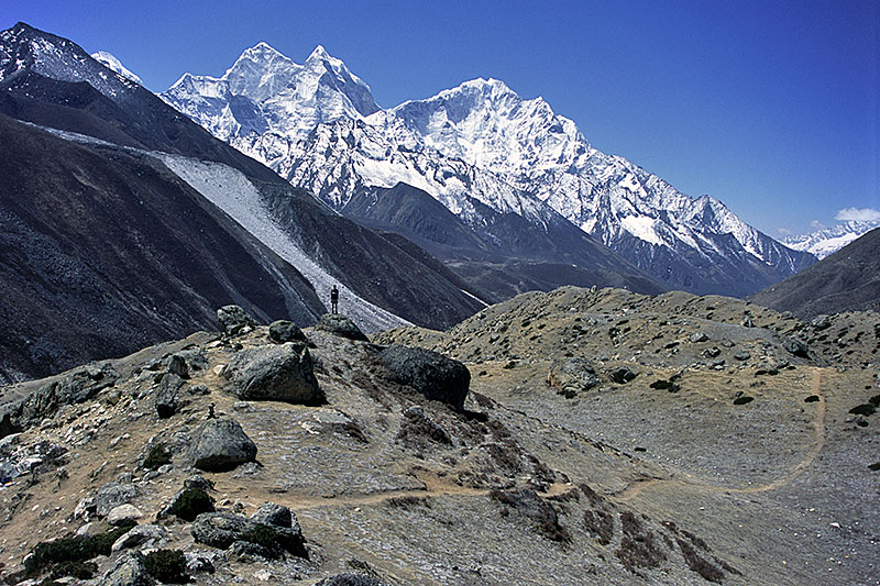 Below Khumbu Glacier Below Khumbu Glacier