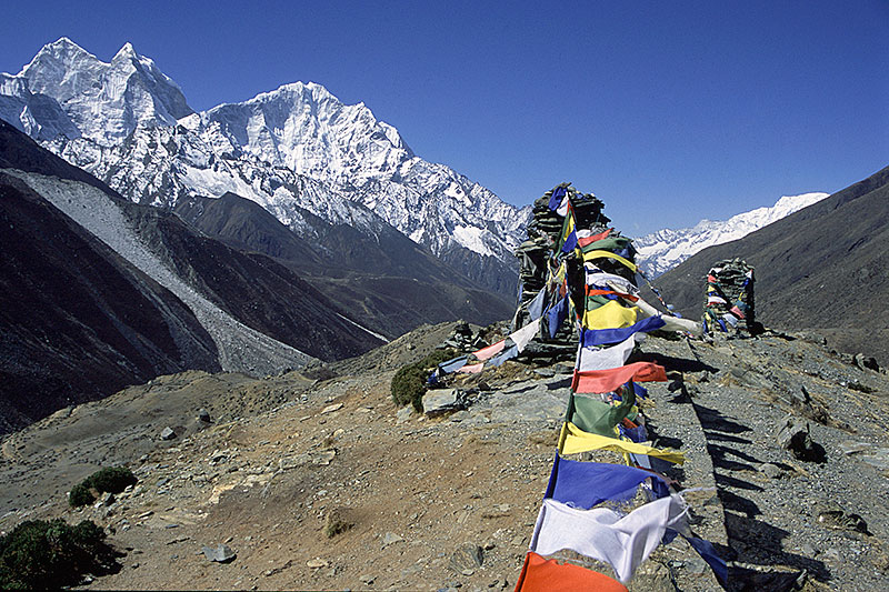 Below Khumbu Glacier Below Khumbu Glacier