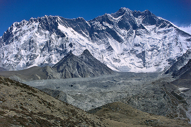 Lhotse and Lhotse Glacier Lhotse and Lhotse Glacier