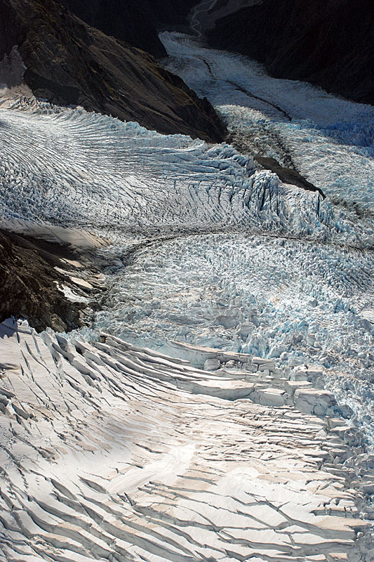 Franz Josef Glacier aerial photos