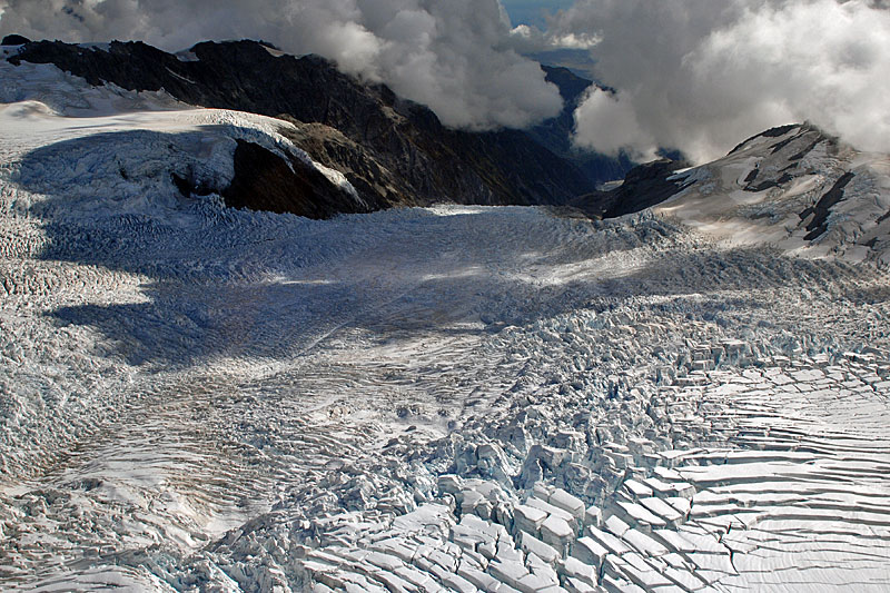 Franz Josef Glacier aerial photos