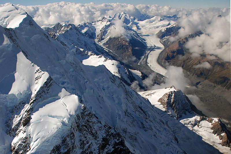 Tasman Glacier aerial photos 2008