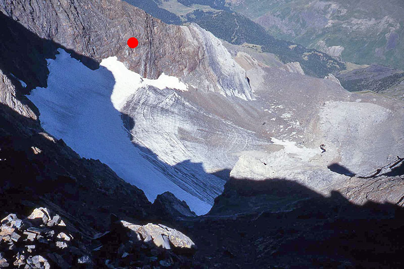 Glaciar de Lardana, Posets-Massiv